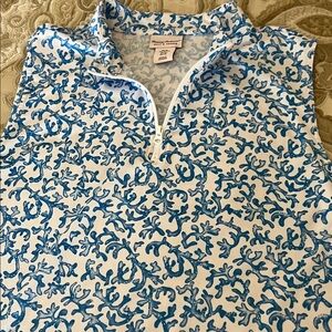 Tommy Bahama Blue and White Skirt Set